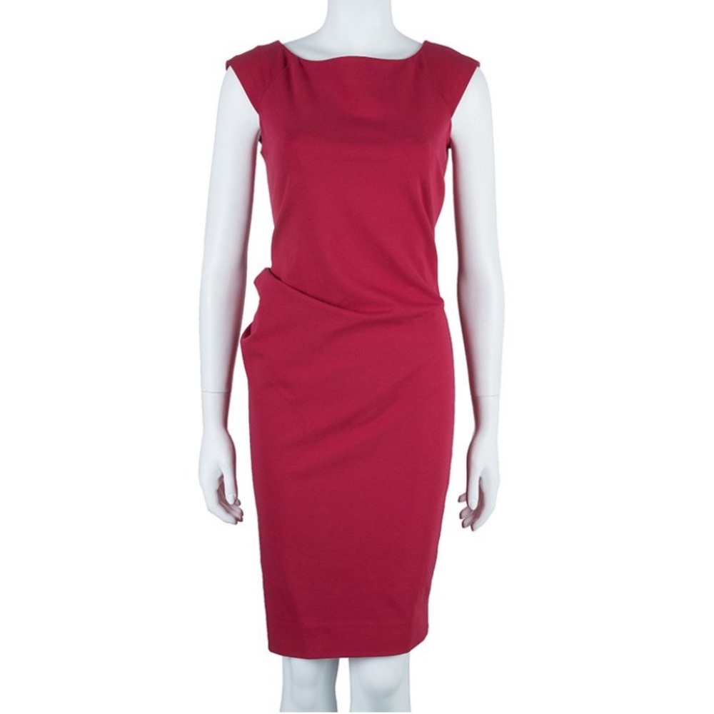 DIANE VON FURSTENBERG Pink Gavin Sheath Dress 10 - Picture 2 of 8